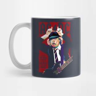 Angus Young WPAP Mug